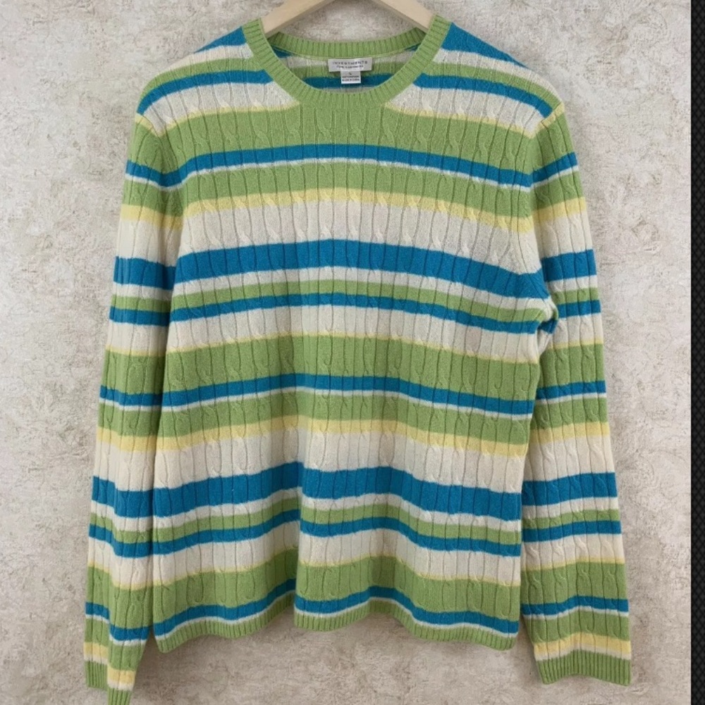 Investments Large 100% Cashmere NWT Sweater